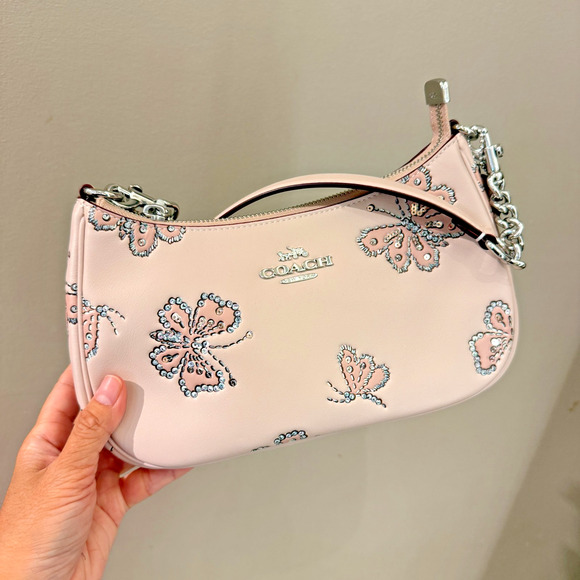 Coach Teri Shoulder Bag With Butterfly Print CCE92 & Gift Receipt Authentic ‼️ - Picture 12 of 12